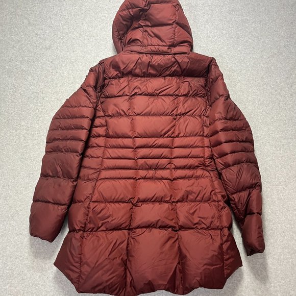 The North Face Jacket Womens Small Red Parka Puffer 550 Goose Down Hooded - Picture 9 of 15